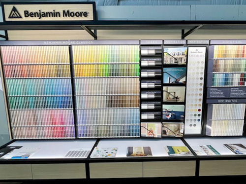 Benjamin Moore instore display